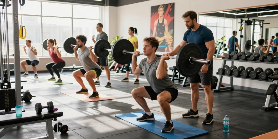Deus Medical bietet hochwertige Anabolika für Sportler in einem modernen Fitnessstudio.