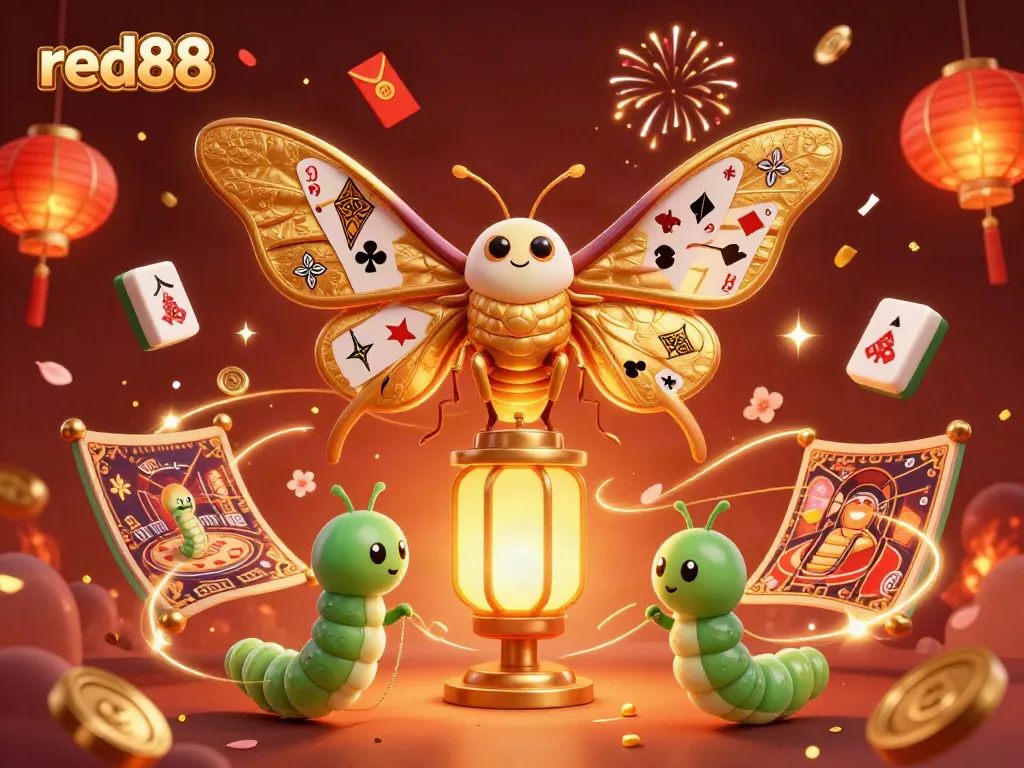 Experience excitement at red88 with vivid casino elements, capturing the thrill of online gambling.