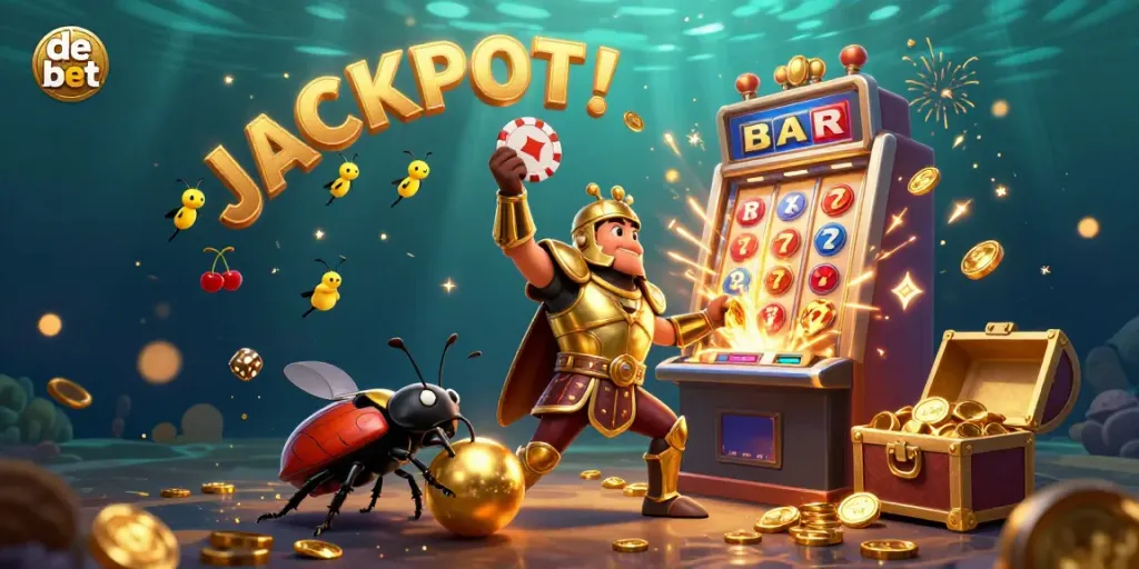 Experience the thrilling de bet online casino jackpot with dynamic 3D characters and rich gaming elements.